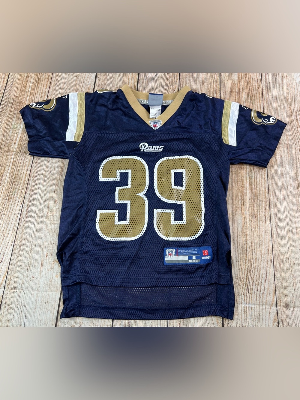 NFL St. Louis Rams Steven Jackson #39 Jersey Youth Size Small Reebok On Field